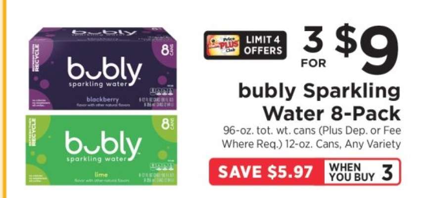 bubly Sparkling Water 8-Pack