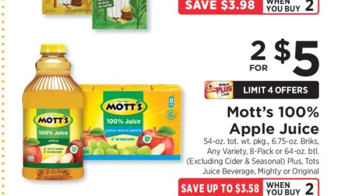 Mott's 100% Apple Juice