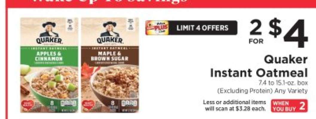 Quaker Instant Oatmeal