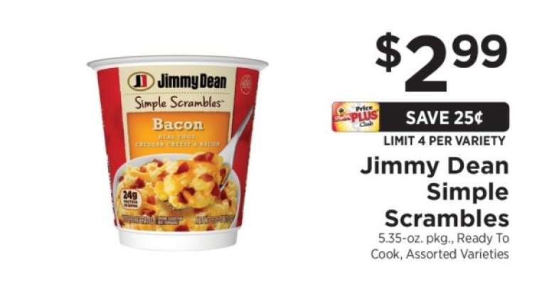 Jimmy Dean Simple Scrambles