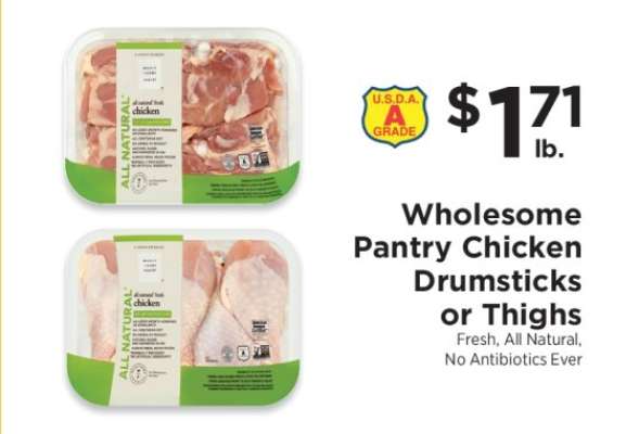 Wholesome Pantry Chicken Drumsticks or Thighs
