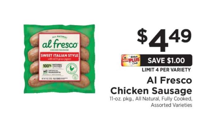 Al Fresco Chicken Sausage