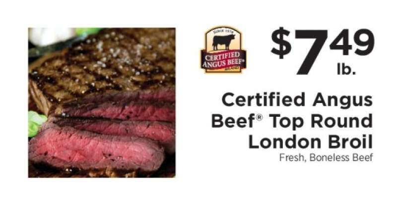 Certified Angus Beef Top Round London Broil