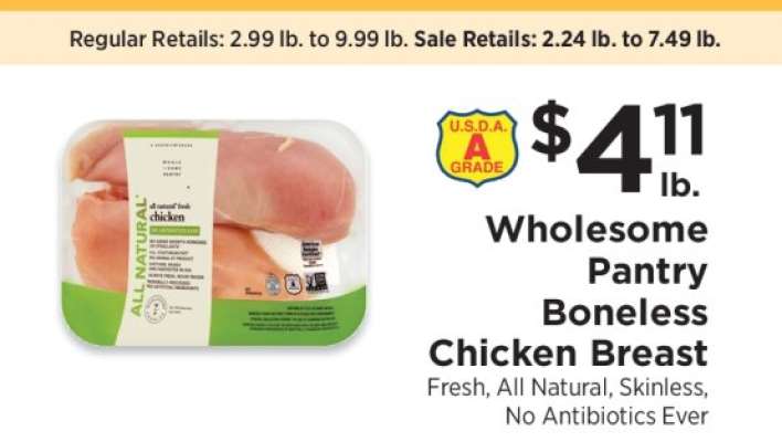 Wholesome Pantry Boneless Chicken Breast