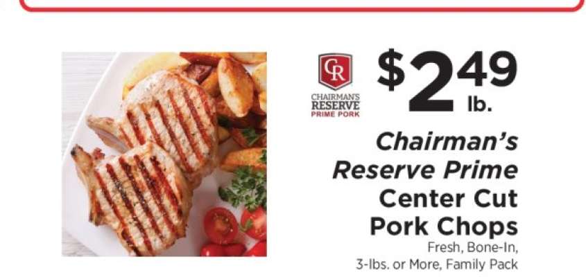 Chairman's Reserve Prime Center Cut Pork Chops