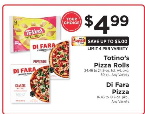 Totino’s Pizza Rolls, Di Fara Pizza