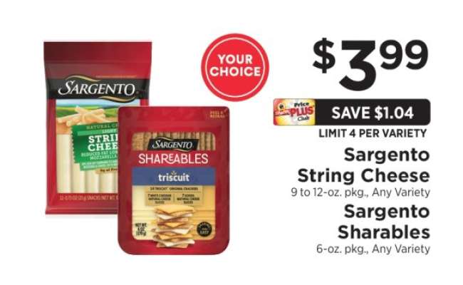 Sargento String Cheese / Sargento Sharables