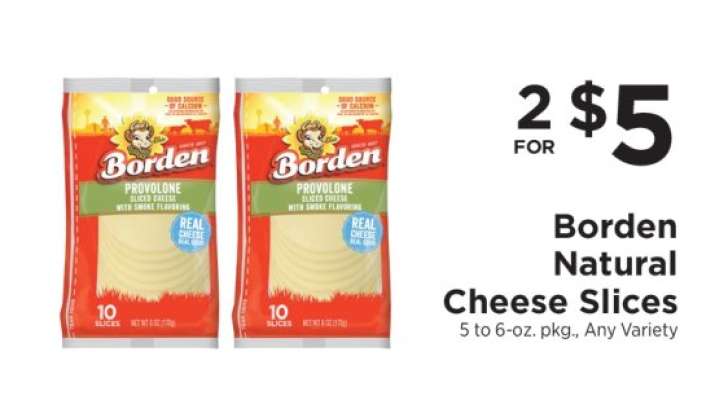 Borden Natural Cheese Slices