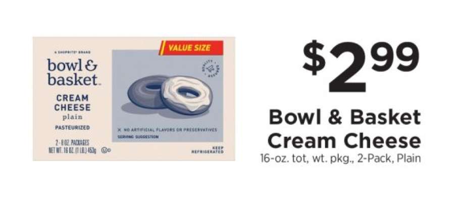 Bowl & Basket Cream Cheese