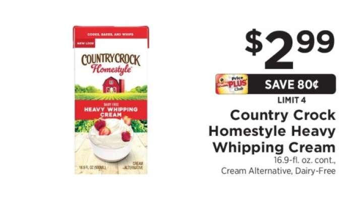 Country Crock Homestyle Heavy Whipping Cream