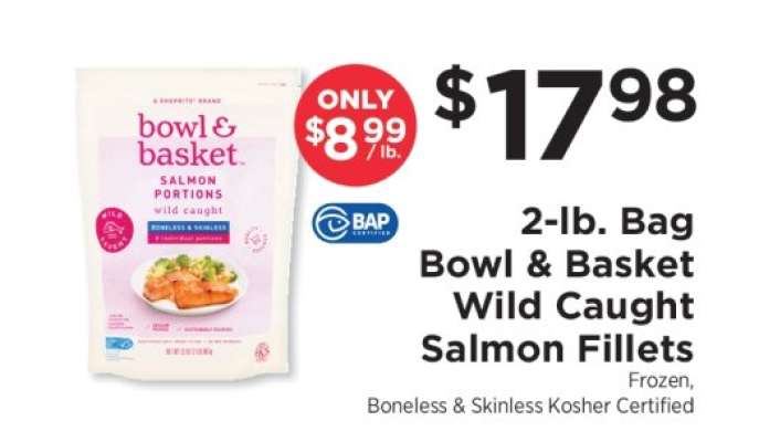 Bowl & Basket Wild Caught Salmon Fillets