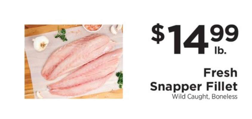 Fresh Snapper Fillet