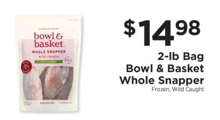 Bowl & Basket Whole Snapper