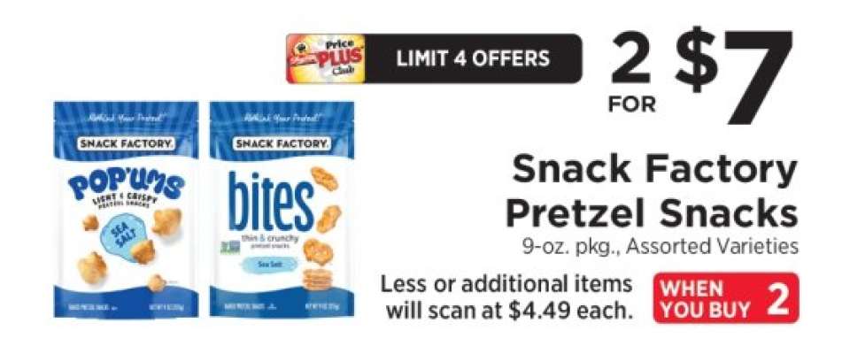 Snack Factory Pretzel Snacks