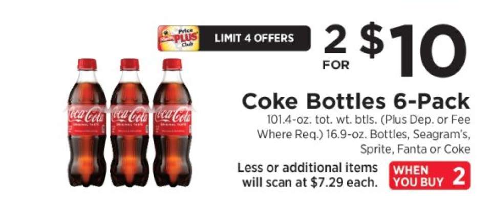 Coke Bottles 6-Pack
