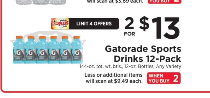 Gatorade Sports Drinks 12-Pack