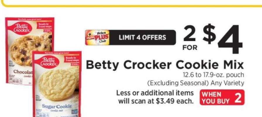 Betty Crocker Cookie Mix