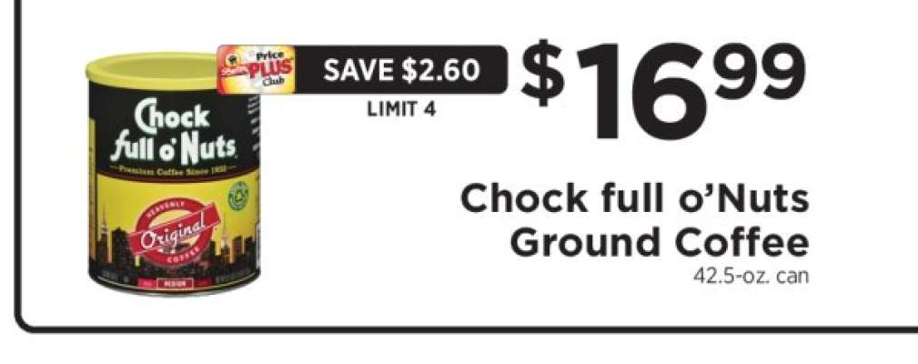 Chock full O'Nuts Ground Coffee