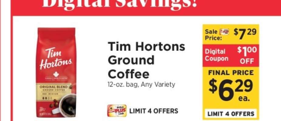 Tim Hortons Ground Coffee
