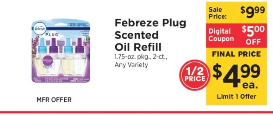 Febreze Plug Scented Oil Refill