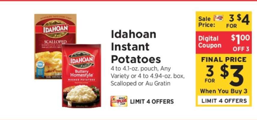 Idahoan Instant Potatoes