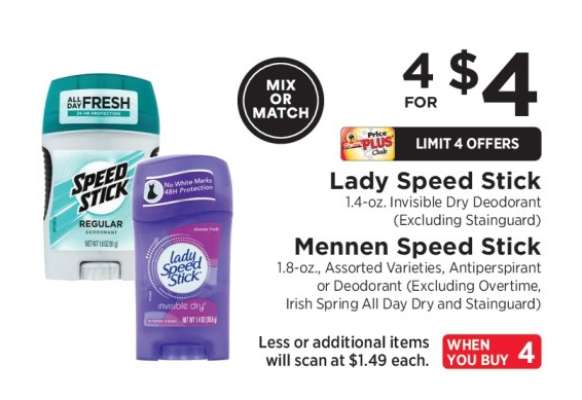 Lady Speed Stick / Mennen Speed Stick