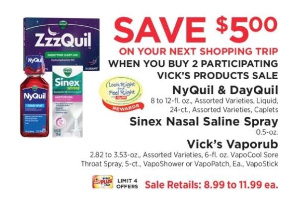 Vick's Products Sale