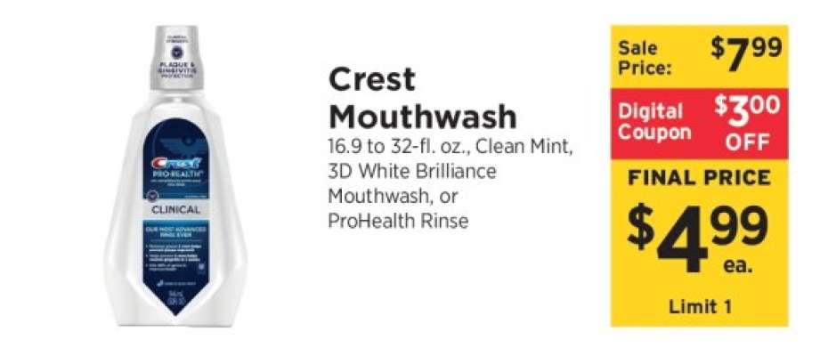 Crest Mouthwash