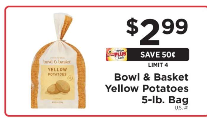Bowl & Basket Yellow Potatoes