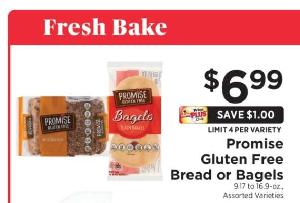Promise Gluten Free Bread or Bagels