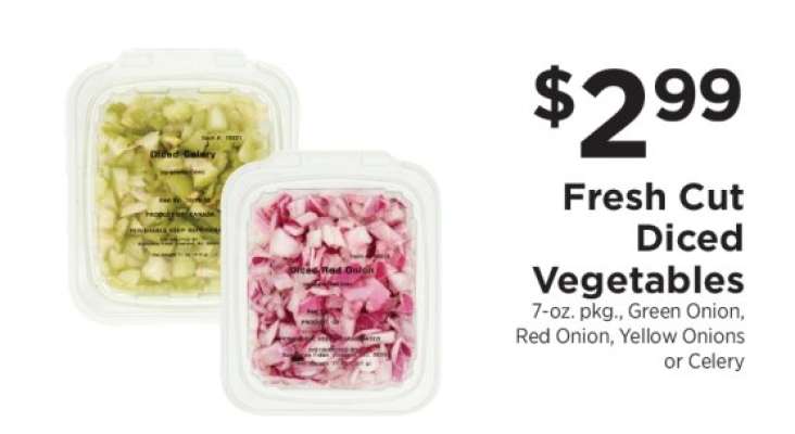 Fresh Cut Diced Vegetables