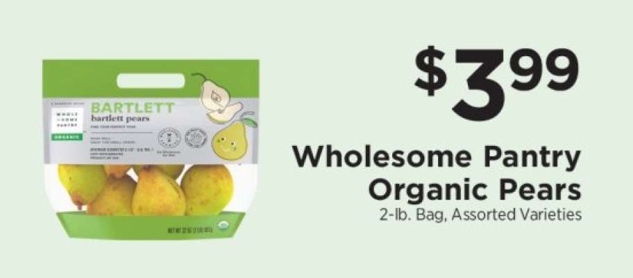 Wholesome Pantry Organic Pears