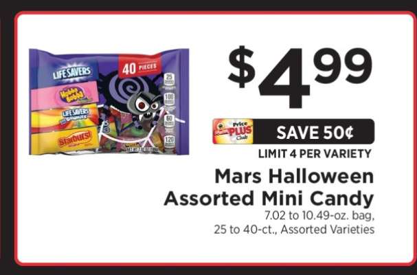 Mars Halloween Assorted Mini Candy