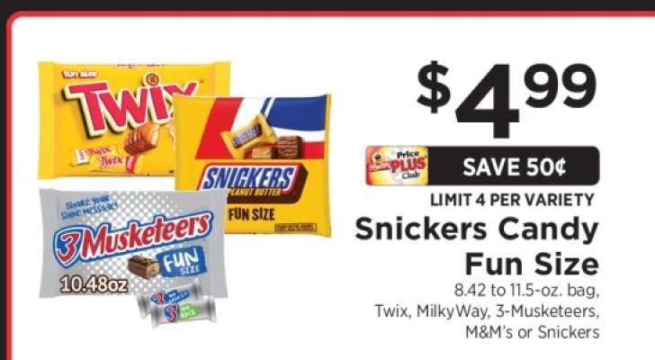 Snickers Candy Fun Size