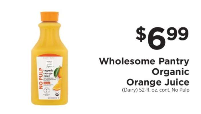 Wholesome Pantry Organic Orange Juice
