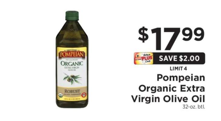 Pompeian Organic Extra Virgin Olive Oil