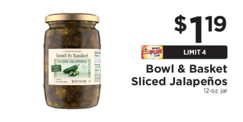 Bowl & Basket Sliced Jalapeños