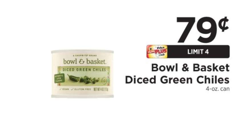 Bowl & Basket Diced Green Chiles