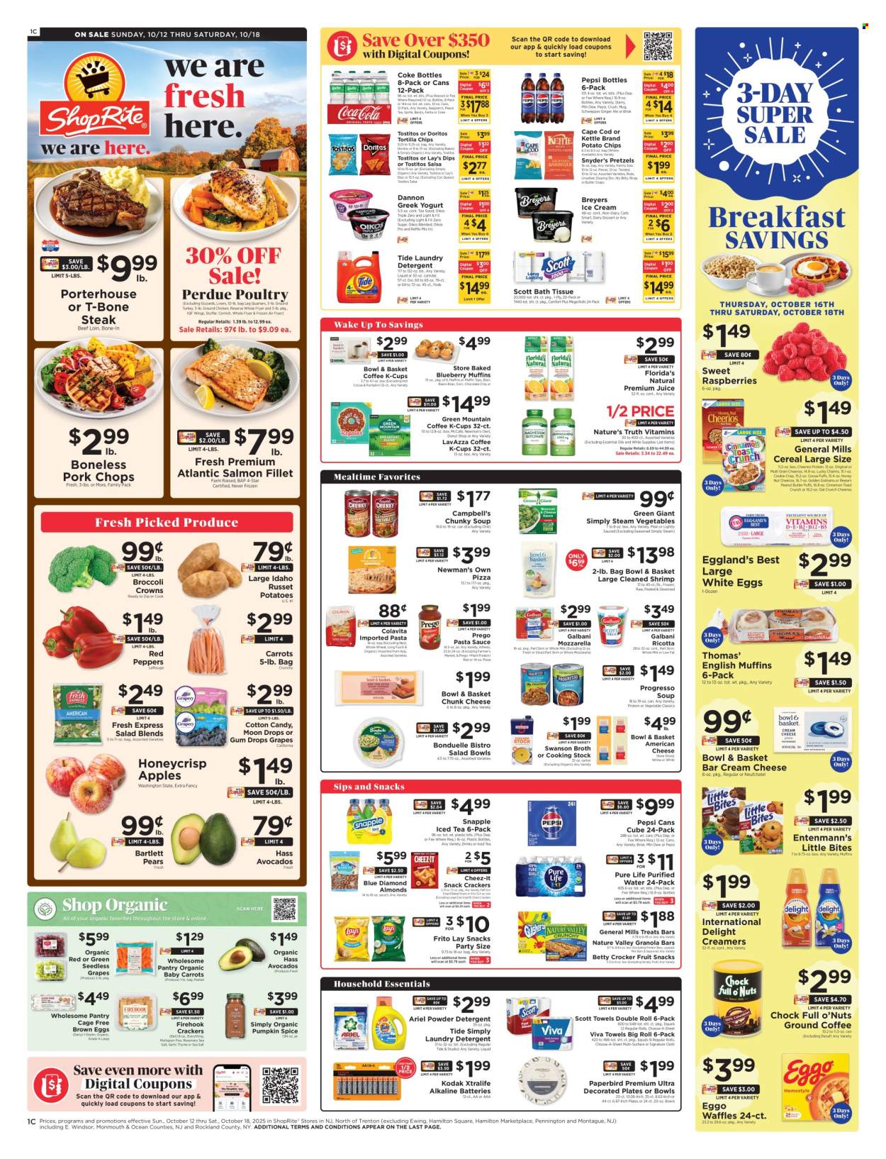 ShopRite ad - 10/12/2025 - 10/18/2025. Page 1