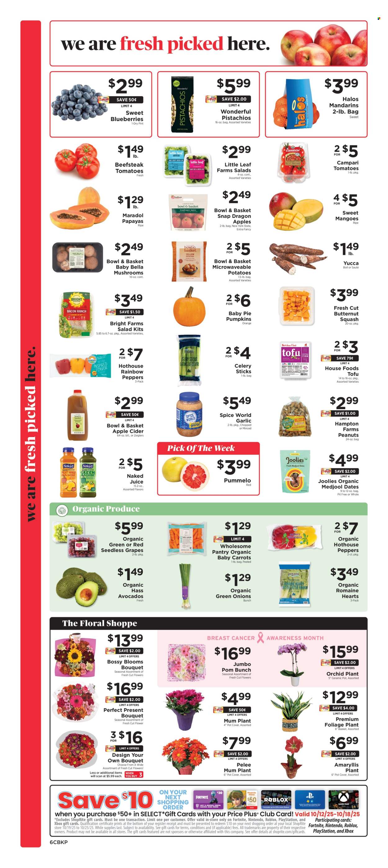 ShopRite ad - 10/12/2025 - 10/18/2025. Page 6