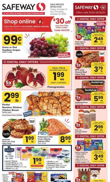 Safeway Flyer - 10/10/2025 - 10/16/2025.