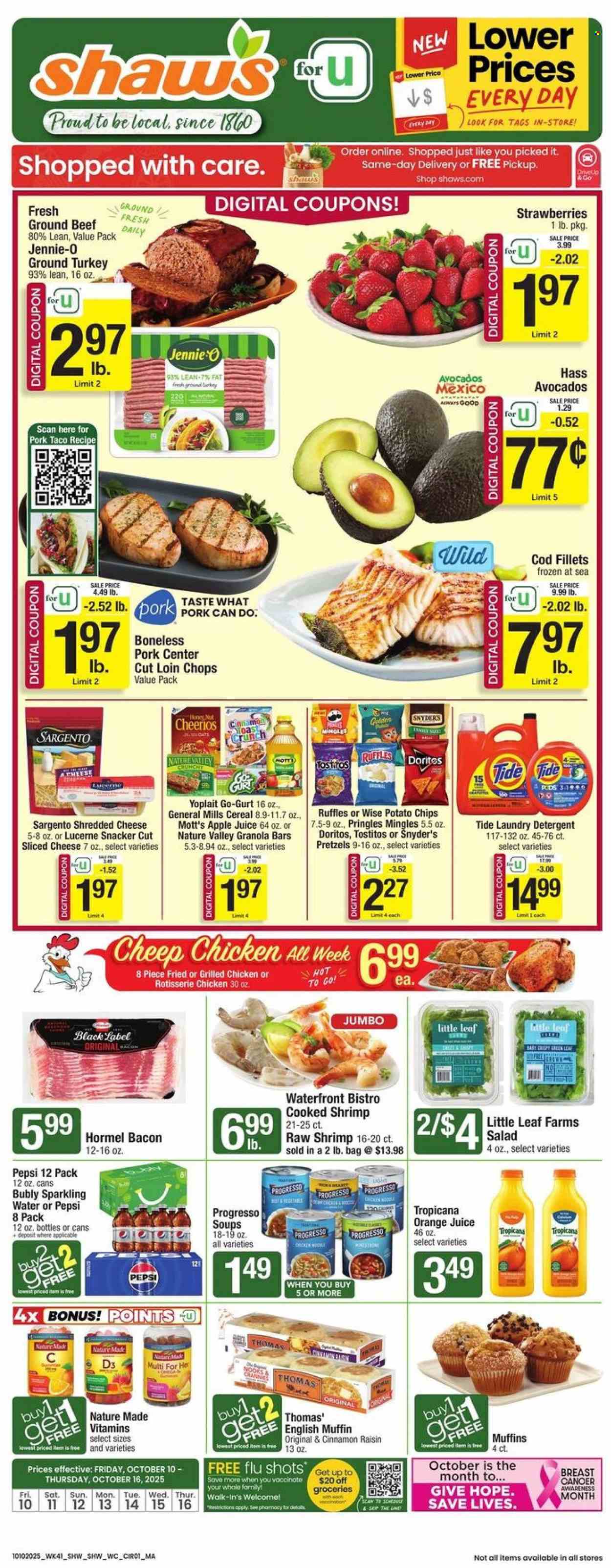 Shaw’s ad - 10/10/2025 - 10/16/2025. Page 3