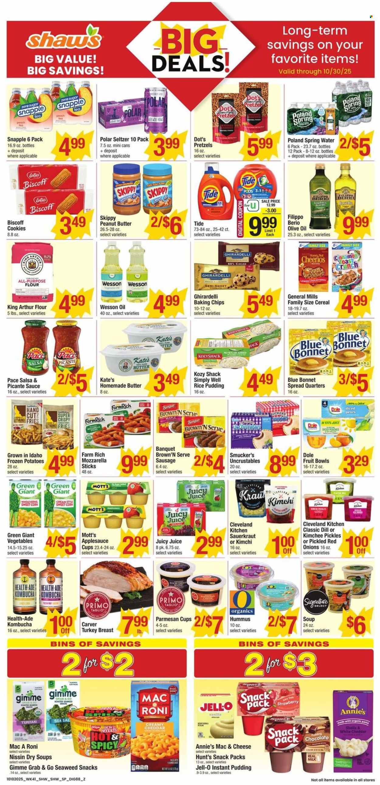 Shaw’s ad - 10/10/2025 - 10/16/2025. Page 9
