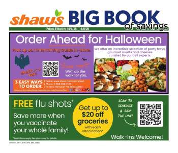 Shaw’s Flyer - 10/08/2025 - 11/06/2025.