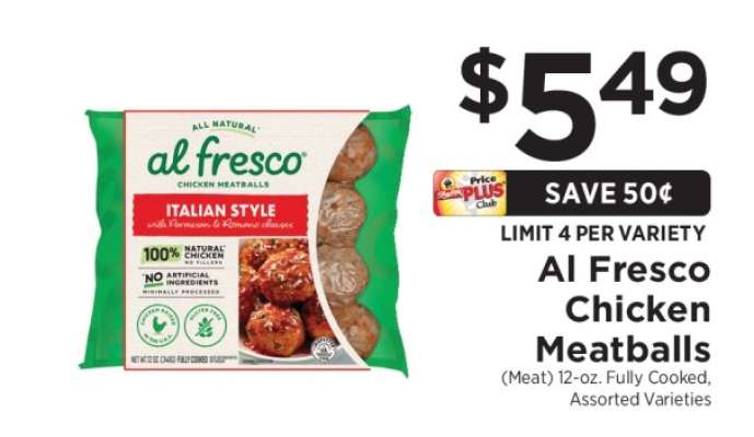 Al Fresco Chicken Meatballs