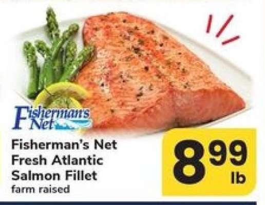 Fisherman's Net Fresh Atlantic Salmon Fillet