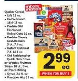 Quaker Cereal