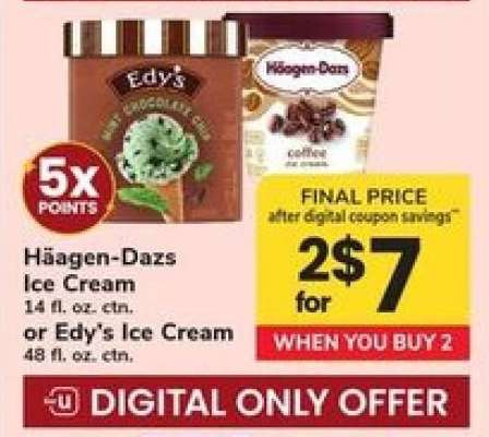Häagen-Dazs or Edy's Ice Cream