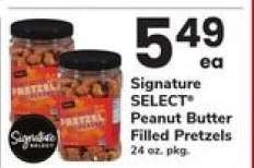 Signature SELECT Peanut Butter Filled Pretzels
