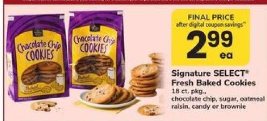 Signature SELECT Fresh Baked Cookies
